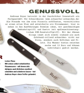 Bericht Pizzamesser MESSER MAGAZIN 0608